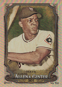 2024 Topps Allen & Ginter Silver Portrait Willie Mays #118