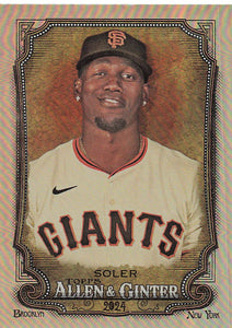 2024 Topps Allen & Ginter Silver Portrait Jorge Soler #139