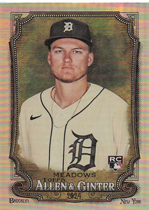 2024 Topps Allen & Ginter Silver Portrait Parker Meadows #146 RC