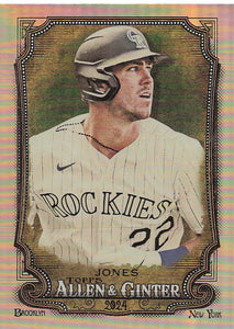 2024 Topps Allen & Ginter Silver Portrait Nolan Jones #152