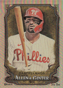 2024 Topps Allen & Ginter Silver Portrait Nick Castellanos #155