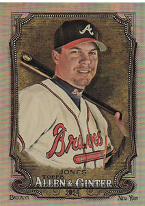 2024 Topps Allen & Ginter Silver Portrait Chipper Jones #159