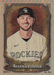 2024 Topps Allen & Ginter Silver Portrait Kris Bryant #183