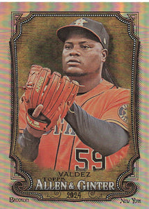 2024 Topps Allen & Ginter Silver Portrait Framber Valdez #184