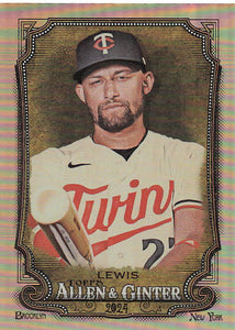 2024 Topps Allen & Ginter Silver Portrait Royce Lewis #187