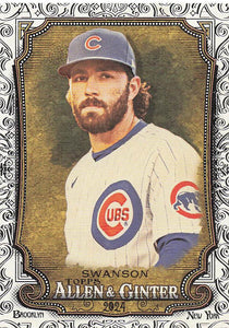 2024 Topps Allen & Ginter Foil Filagree Dansby Swanson #10
