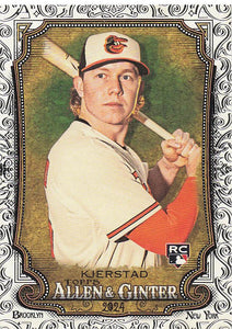 2024 Topps Allen & Ginter Foil Filagree Heston Kjerstad #49 RC