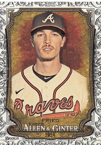 2024 Topps Allen & Ginter Foil Filagree Max Fried #75