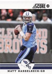 2012 Score Football Matt Hasselbeck #214