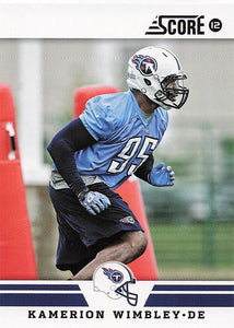 2012 Score Football Kamerion Wimbley #239