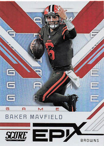 2019 Score Football Epix Baker Mayfield #EG-10