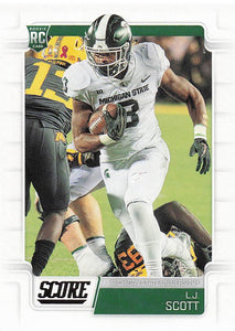 2019 Score Football L.J. Scott #408 RC