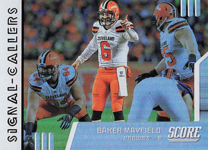 2019 Score Football Signal Callers Baker Mayfield #SC-1