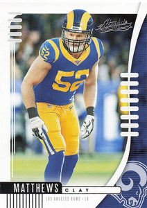 2019 Absolute Football Clay Matthews #89