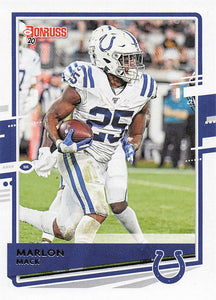 2020 Donruss Football Marlon Mack #122