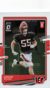 2020 Donruss Optic Football Logan Wilson #143 RC