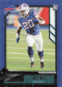 2020 Playbook Football Zack Moss #130 RC