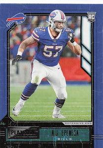 2020 Playbook Football A.J. Epenesa #153 RC