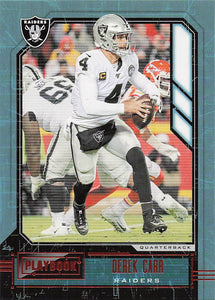 2020 Playbook Football Orange Derek Carr #6