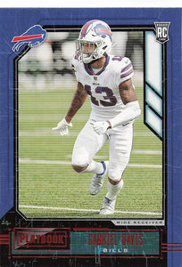 2020 Playbook Football Orange Gabriel Davis #140 RC