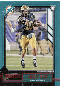 2020 Playbook Football Orange Malcolm Perry #198 RC