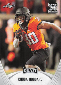 2021 Leaf Draft Chuba Hubbard #16