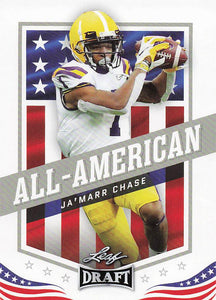 2021 Leaf Draft All American Ja'Marr Chase #41