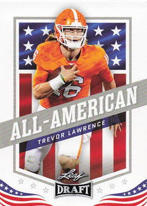 2021 Leaf Draft All American Trevor Lawrence #50