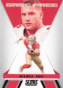 2021 Score Football Game Face Nick Bosa #GF3