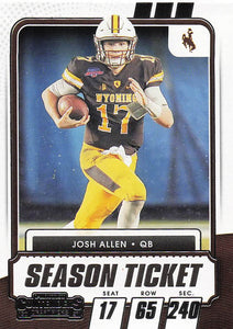 2021 Contenders Draft Picks Football Josh Allen #5