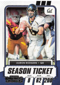 2021 Contenders Draft Picks Football Aaron Rodgers #6