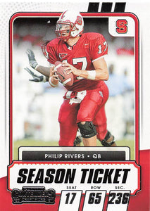 2021 Contenders Draft Picks Football Philip Rivers #10