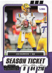 2021 Contenders Draft Picks Football Joe Burrow #18