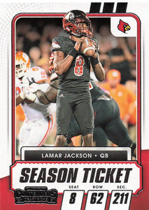 2021 Contenders Draft Picks Football Lamar Jackson #22