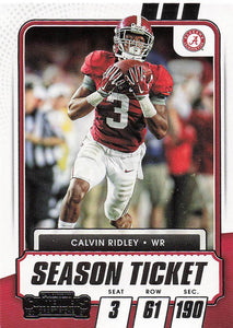 2021 Contenders Draft Picks Football Calvin Ridley #36