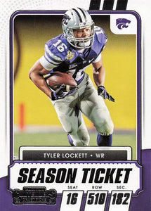 2021 Contenders Draft Picks Football Tyler Lockett #40