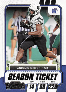2021 Contenders Draft Picks Football Antonio Gibson #55
