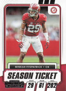 2021 Contenders Draft Picks Football Minkah Fitzpatrick #75