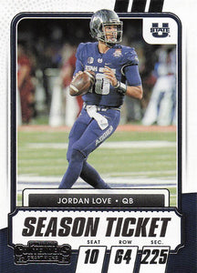 2021 Contenders Draft Picks Football Jordan Love #89