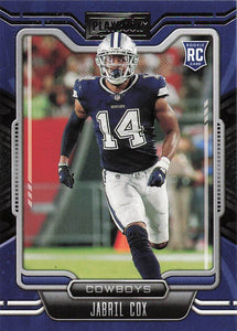 2021 Playbook Football Jabril Cox #179 RC