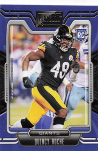 2021 Playbook Football Quincy Roche #195 RC