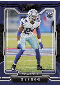 2021 Playbook Football Purple Kelvin Joseph #162 RC