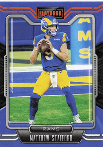 2021 Playbook Football Orange Matthew Stafford #42