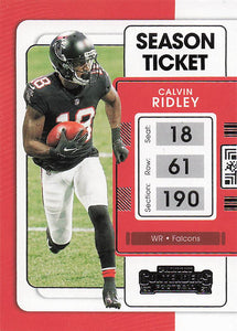 2021 Contenders Football Calvin Ridley #5