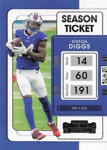 2021 Contenders Football Stefon Diggs #11