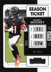 2021 Contenders Football Darnell Mooney #17