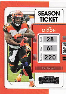2021 Contenders Football Joe Mixon #21