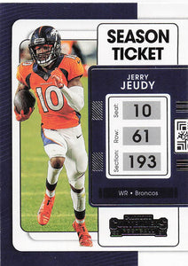 2021 Contenders Football Jerry Jeudy #29