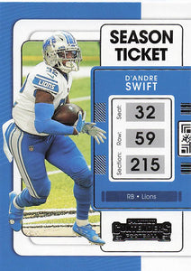 2021 Contenders Football D'Andre Swift #32