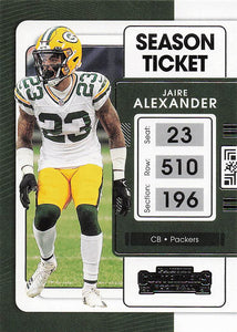 2021 Contenders Football Jaire Alexander #37